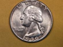 GEM Brilliant Uncirculated 1950-D Washington Quarter