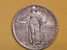 1923 Standing Liberty Quarter in About Uncirculated