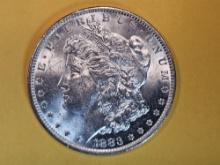 Choice Brilliant Uncirculated plus 1883-O Morgan Dollar