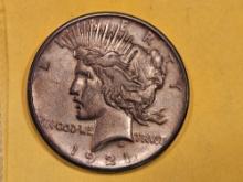 ** KEY DATE ** 1921 Peace Dollar in Extra Fine