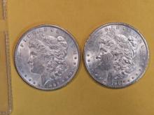 1886 and 1902-O Morgan Dollars