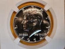 GEM! NGC 1964 silver Kennedy half Dollar