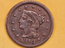 1849 Braided hair Large Cent