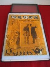 "For Me and my Gal" Black Americana Sheet Music