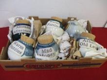 Stoneware Savings Jars