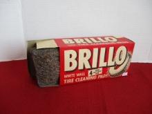 Brillo Tire Cleaning Pads Advertising Box with Contents