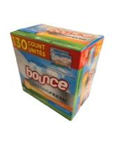 Bounce 130ct Fabric Softner Sheet, Pack of 130, Retail $20.00
