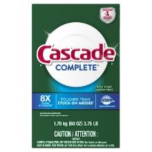 Cascade Powder Dishwasher Detergent, Fresh Scent, 60 Oz
