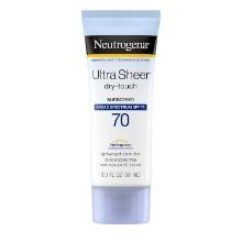Neutrogena Ultra Sheer Dry-Touch Broad Spectrum Sunscreen Lotion SPF 70, 3 Fl Oz