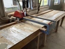 Mike Jeckie Cut Off Saw With Stand, Pnuematic Powered