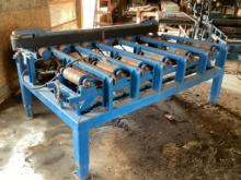 Shop Built Turn Around Conveyor For Baker Resaw In Excellent Condition, Hydraulic Powered