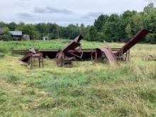 Scrap Pile, Belt Conveyors, Steel Decks, I Beams