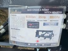 Skid Steer 3 Point Hitch Adapter, Landhonor, Unuse