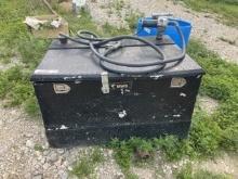 Aluminum Fuel Tank with Tool Box