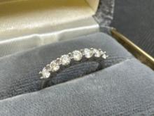 Beautiful Silver 925 Moissanite diamond ring