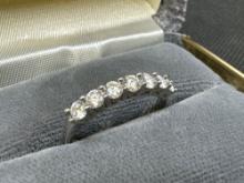 Stunning 925 Silver Moissanite diamond ring