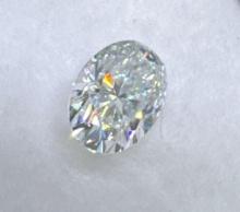 GRA Oval Cut Moissanite Diamond Gemstone 0.80ct