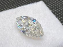 GRA Marquise Cut Moissanite Diamond Gemstone