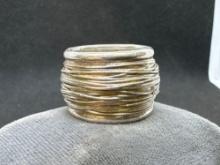 950 Silver Wire Ring
