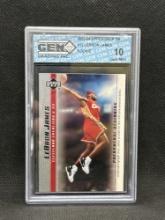 2003-04 Upper Deck LeBron James Mint 10 Basketball Card