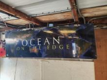 Ocean on the Edge Mural 27 in tall by 90 in long