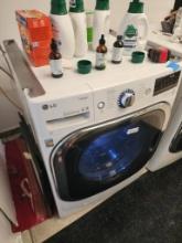 LG Steam Direct Drive Washer powers on currently in use