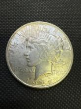 1922-D Silver Peace Dollar 90% Silver Coin 26.78 Grams