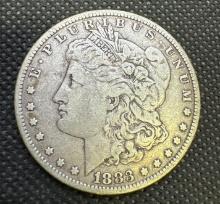 1883 Morgan Silver Dollar 90% Silver Dollar 26.25 Grams