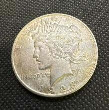 1923-D Silver Peace Dollar 90% Silver Coin 26.74 Grams