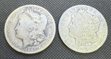 2x 1901-O Morgan Silver Dollars 90% Silver Coins 50.62 Grams 50.62 Grams