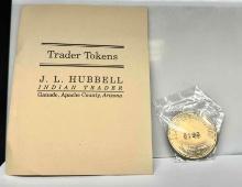 J.L. Hubbell Vintage 1980s Trader Token