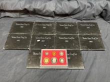 10 Units United States Proof Sets 1982