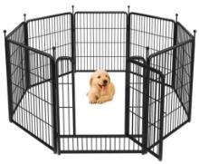FXW Rollick Dog Playpen for Yard, RV Camping?Patented, 32 inch 8 Panels