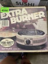 Extra burner/Hot plate.
