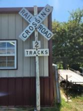 Railroad crossing sign