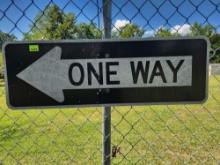 one way sign