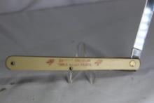 Colonial melon fruit knife, Swifts table ready meats advertising, vintage