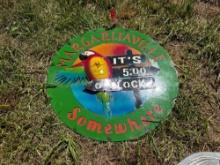 Metal Margaritaville Sign