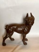 1920s Hubley Boston Terrier Cast Iron Statuette