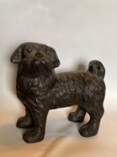 Antique Bronze Pug Statuette