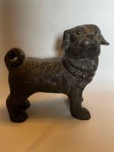 Bronze Pug Dog Statuette