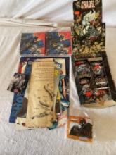 Assorted Comic Book Related Collectibles