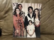 Sam Thompson Autographed photo with Elvis