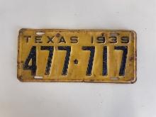 30's And 40's Texas Plates