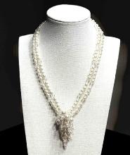 Vintage Faux Pearls Necklace