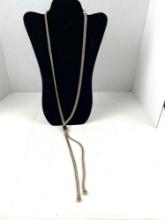 Chico's Gold Tone and Black Necklace