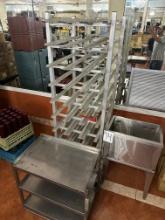 STAINLESS CAN RACK, STAINLESS ROLLING CART AND BEVERAGE ICE BOX