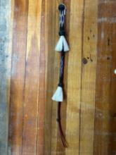Horsehair hitched quirt