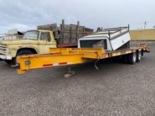 1995 Holden Tandem Axle Beaver Tail Trailer w/ Pintle Hitch