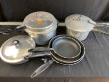 Pressure Cookers, Skillets, More